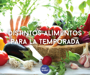 Distintos alimentos para la temporada