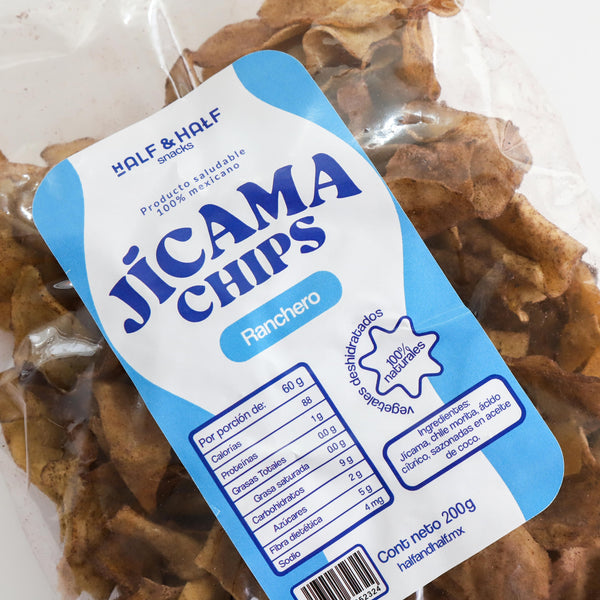 Jicama Ranchero chips