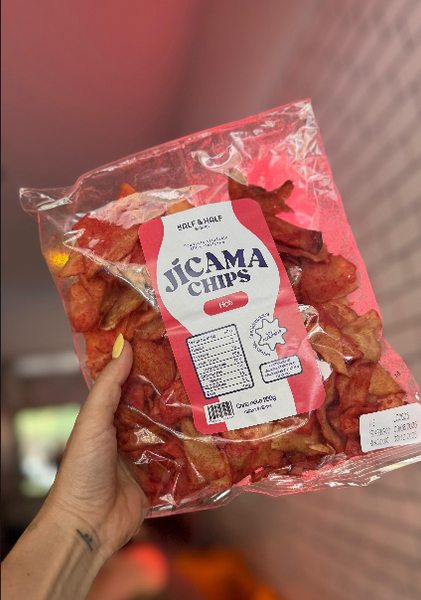 Jicama Chips Hot 200gr Half & Half