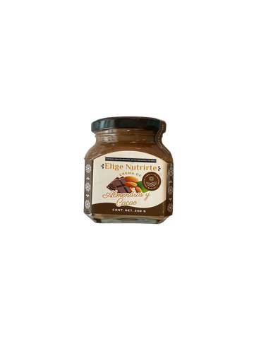 Crema de almendras con cacao - Elige Nutrirte