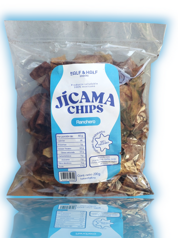 Jicama Ranchero chips