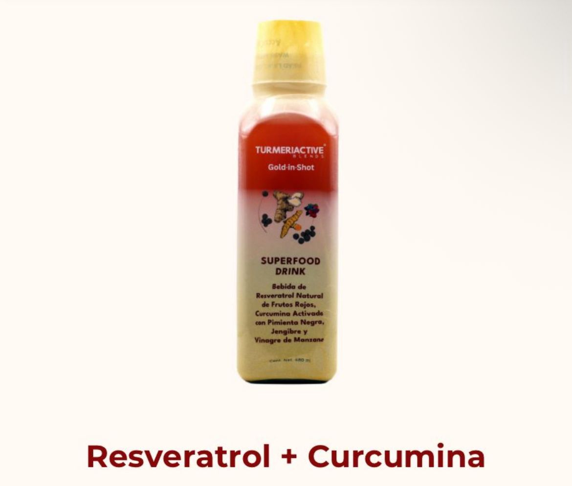 Turmeriactive Blends / Gold-in-shot con Resveratrol + Curcumina